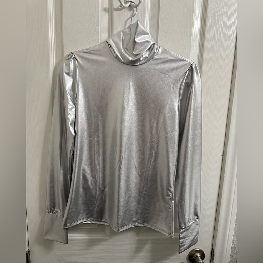 Nasty Gal Metallic Silver Jacket
New but missing tags